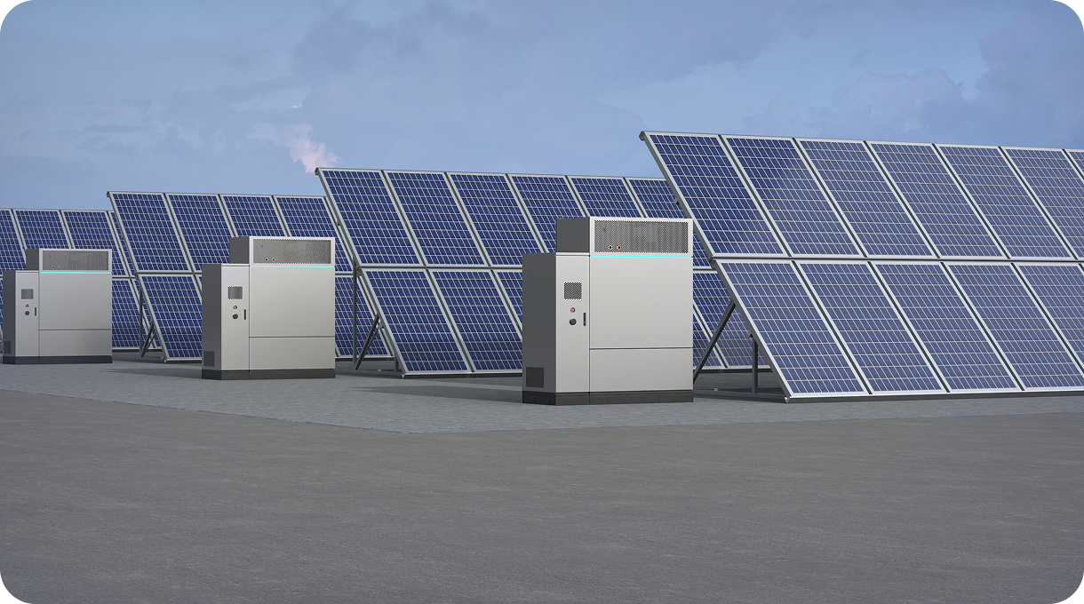Solar charging installation