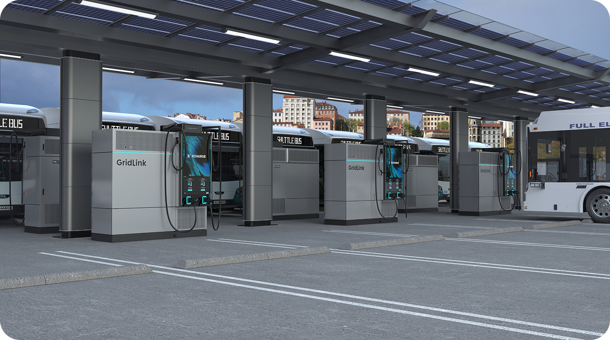 Solar carport EV chargers